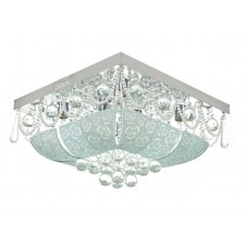 КРИСТАЛЕН ПОЛИЛЕЙ, Хром, 6XE27+LED RvB+BLUETOOTH+MP3 , 2319/500 CH